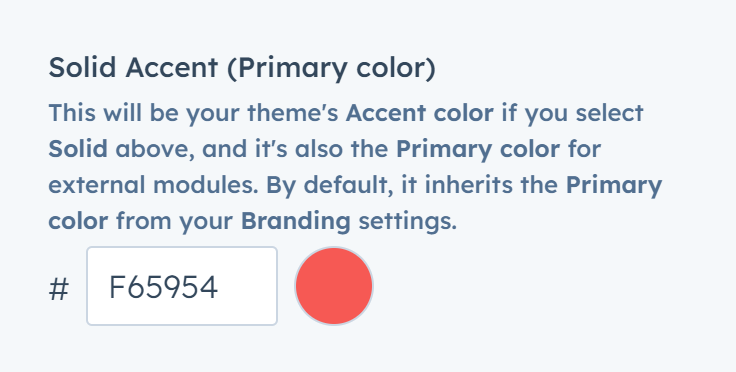 Act3 Theme Settings - Color - Solid Accent (Primary color)