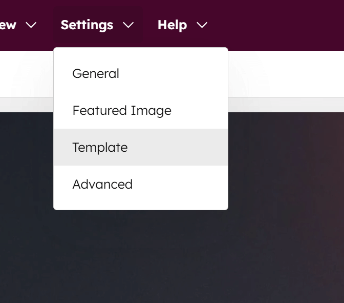 Act3 Blog Listing Page Editor Settings Template