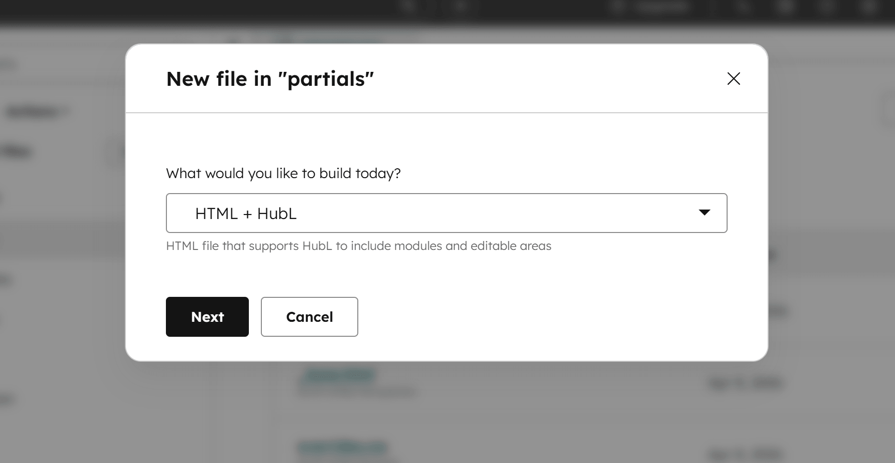 Act3 Create New HTML HubL File In Partials Folder In Act3 Child Theme