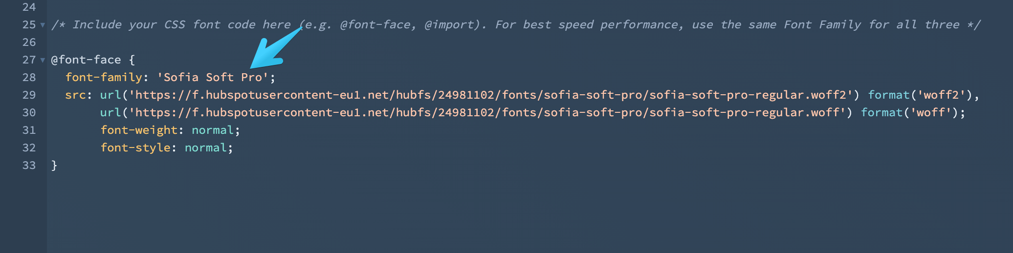 Act3 Css Replace Font Name
