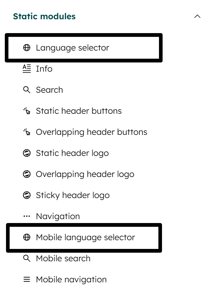 Act3 Header 2 Language Selector Modules