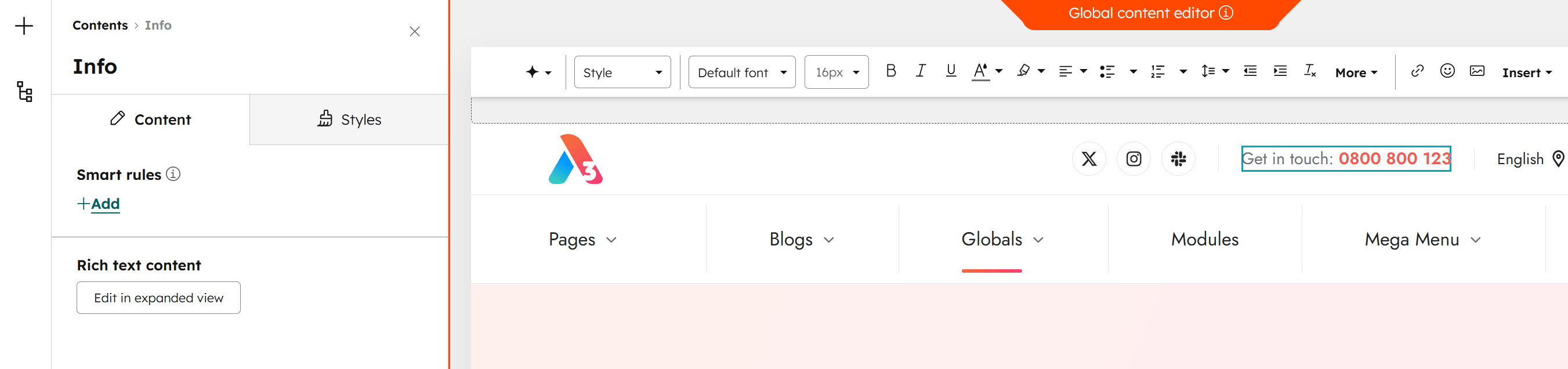 Act3 Header 3 Info Module Content