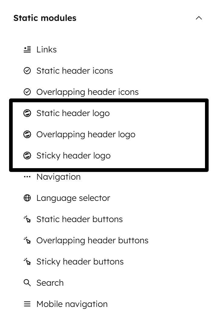 Act3 Header 4 Logo Modules