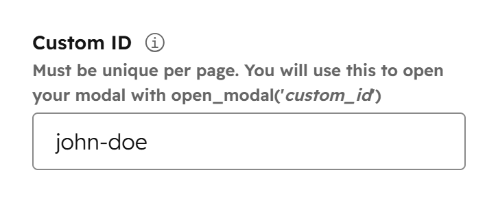 Act3 Modal Custom Id