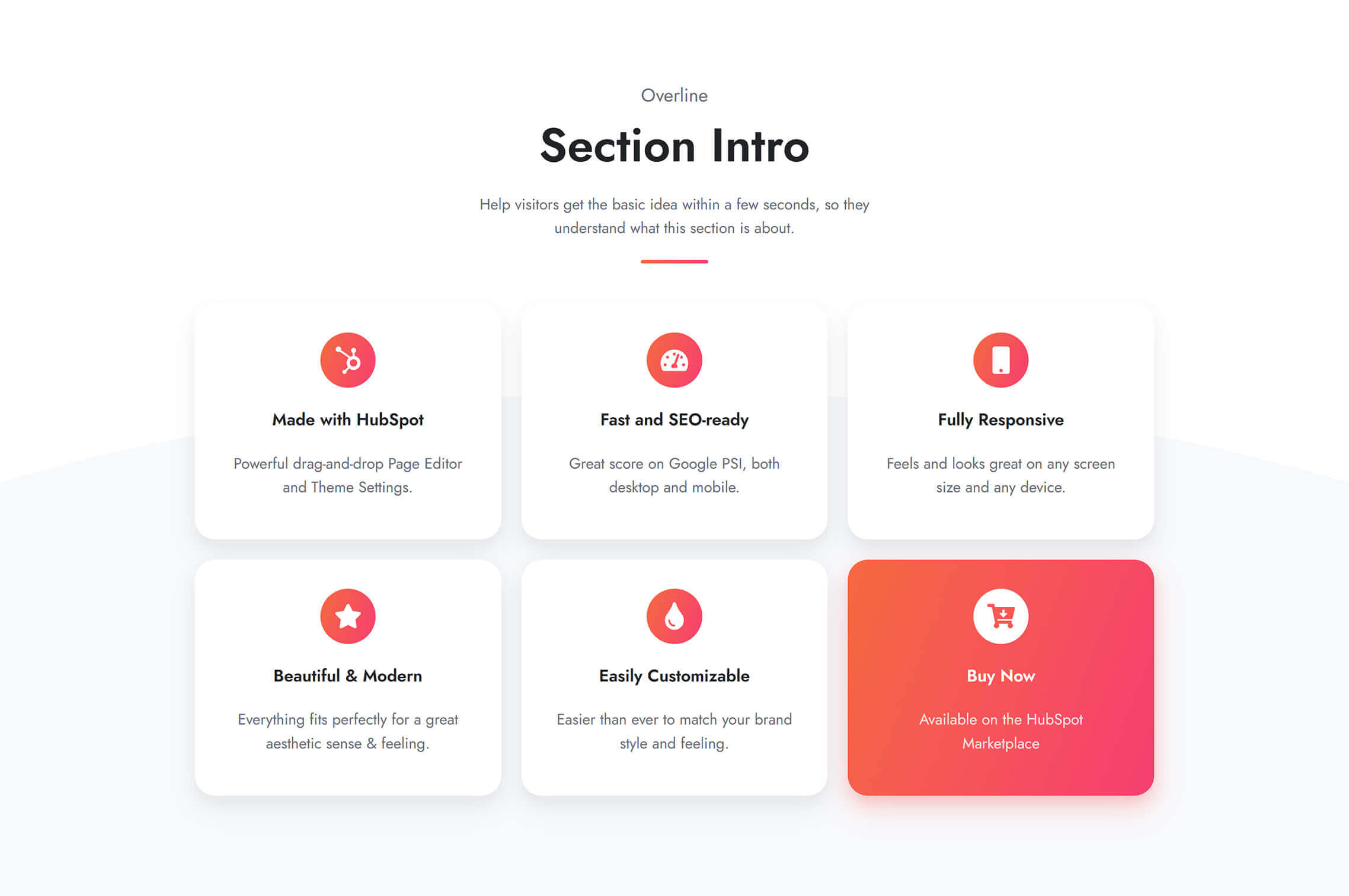 Act3 Section Feature Cards