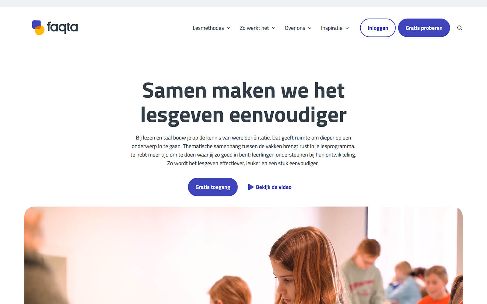 faqta.nl website built with Act3