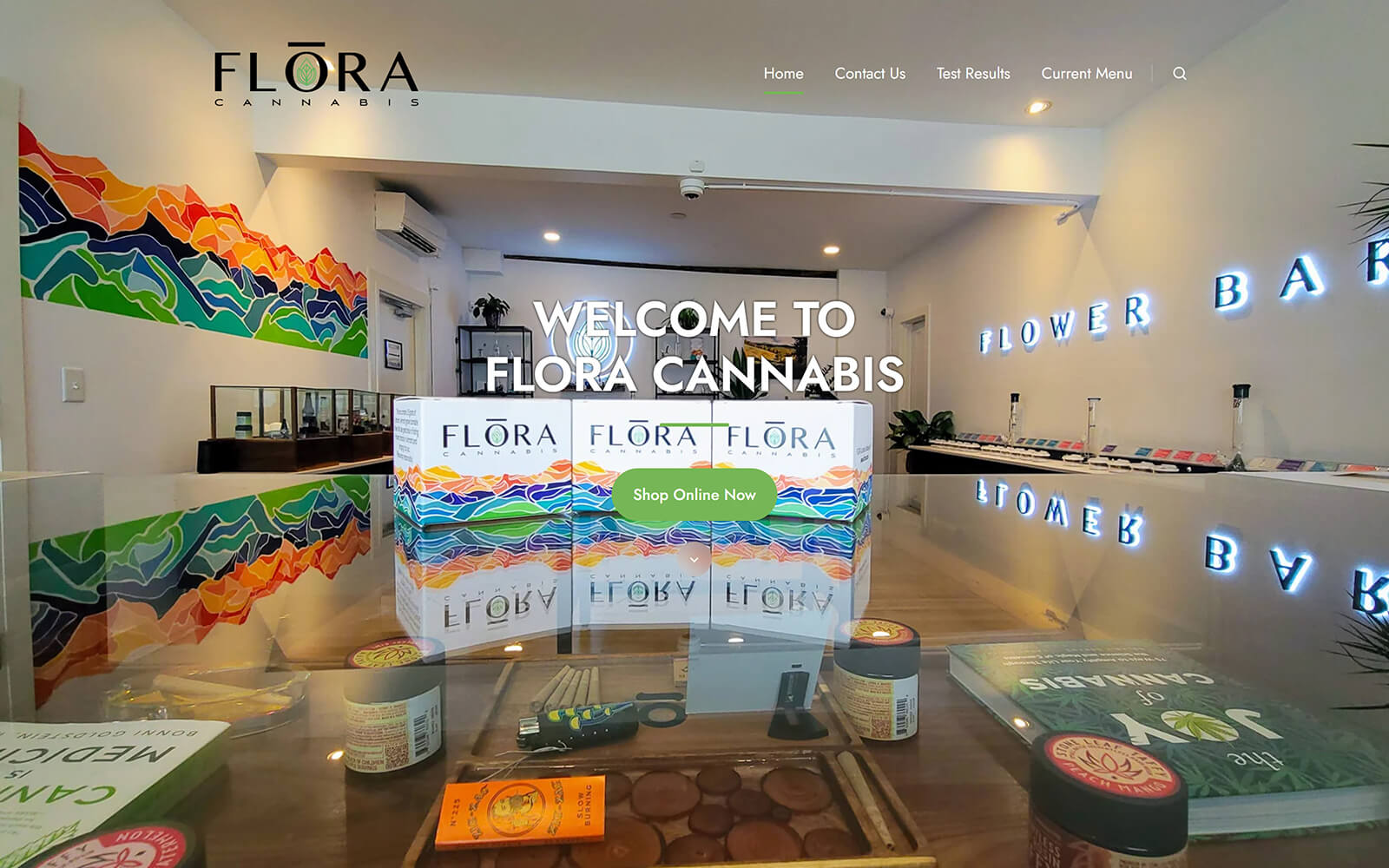 floravt.com website built with Act3