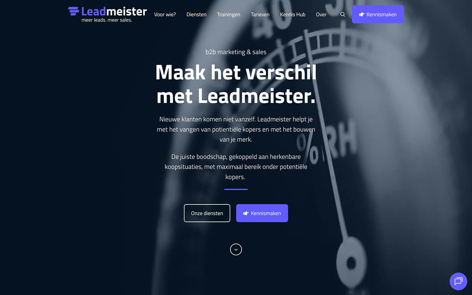 leadmeister.nl website built with Act3