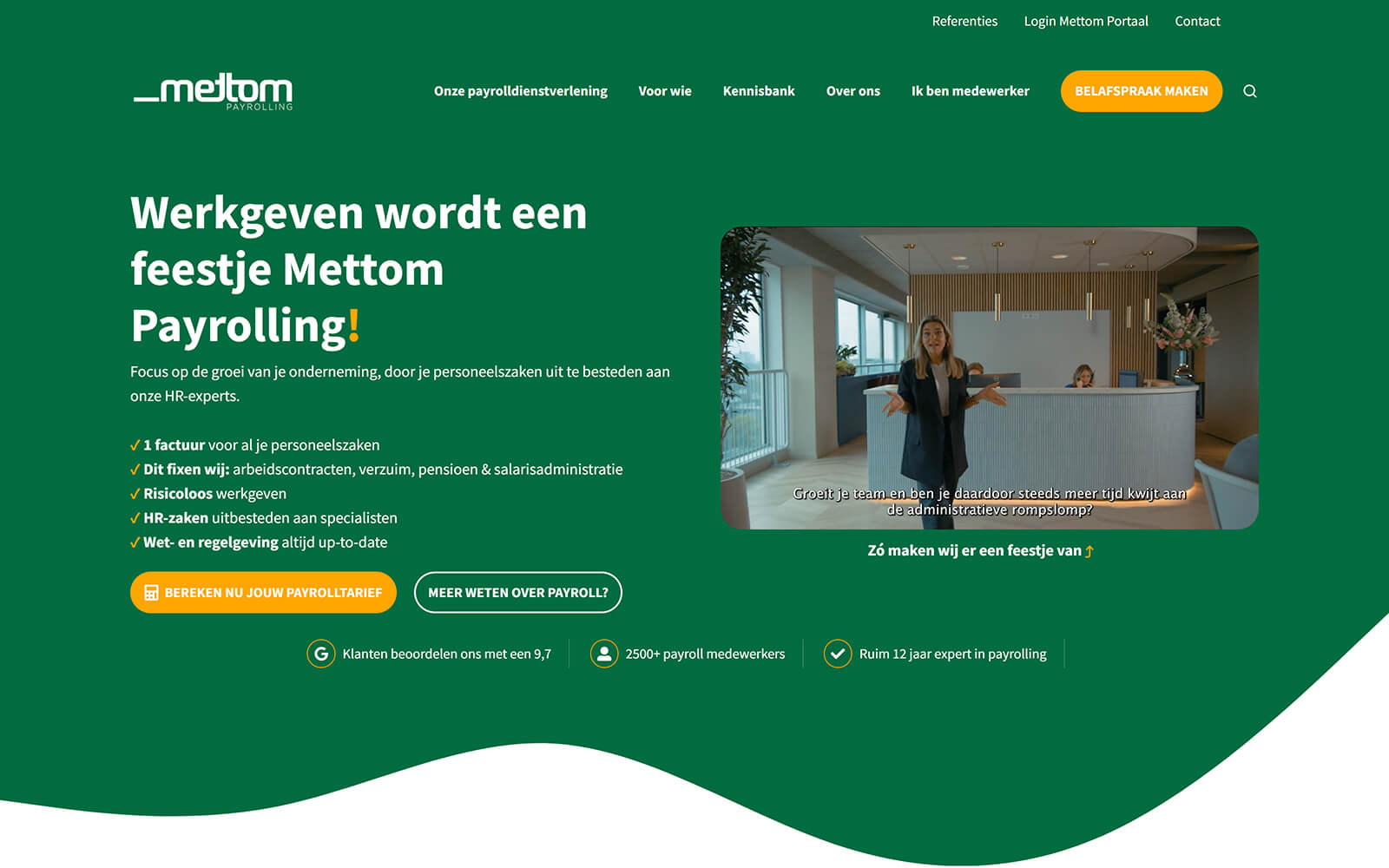 mettom.nl website built with Act3