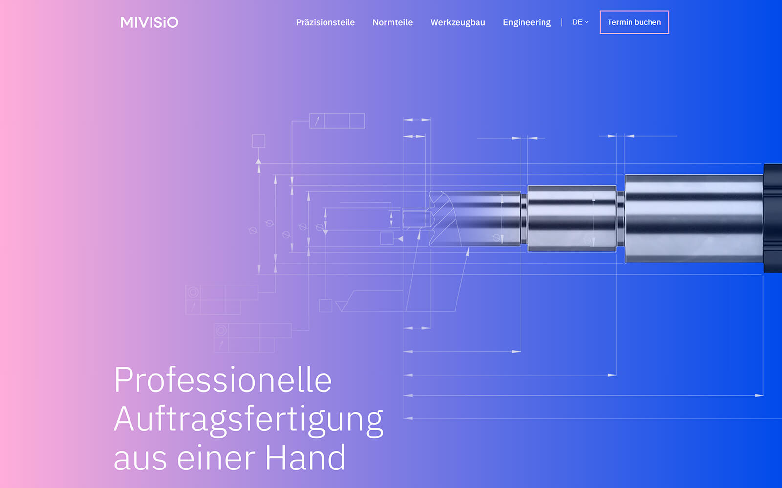 mivis.io website built with Act3