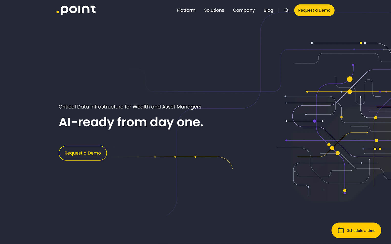 pointgroup.io website built with Act3