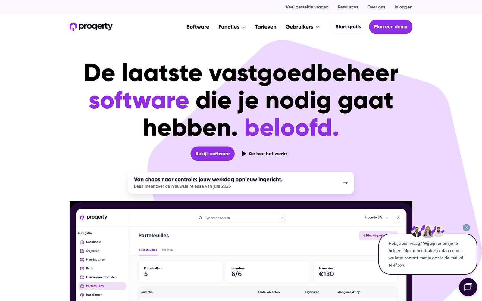 proqerty.com website built with Act3