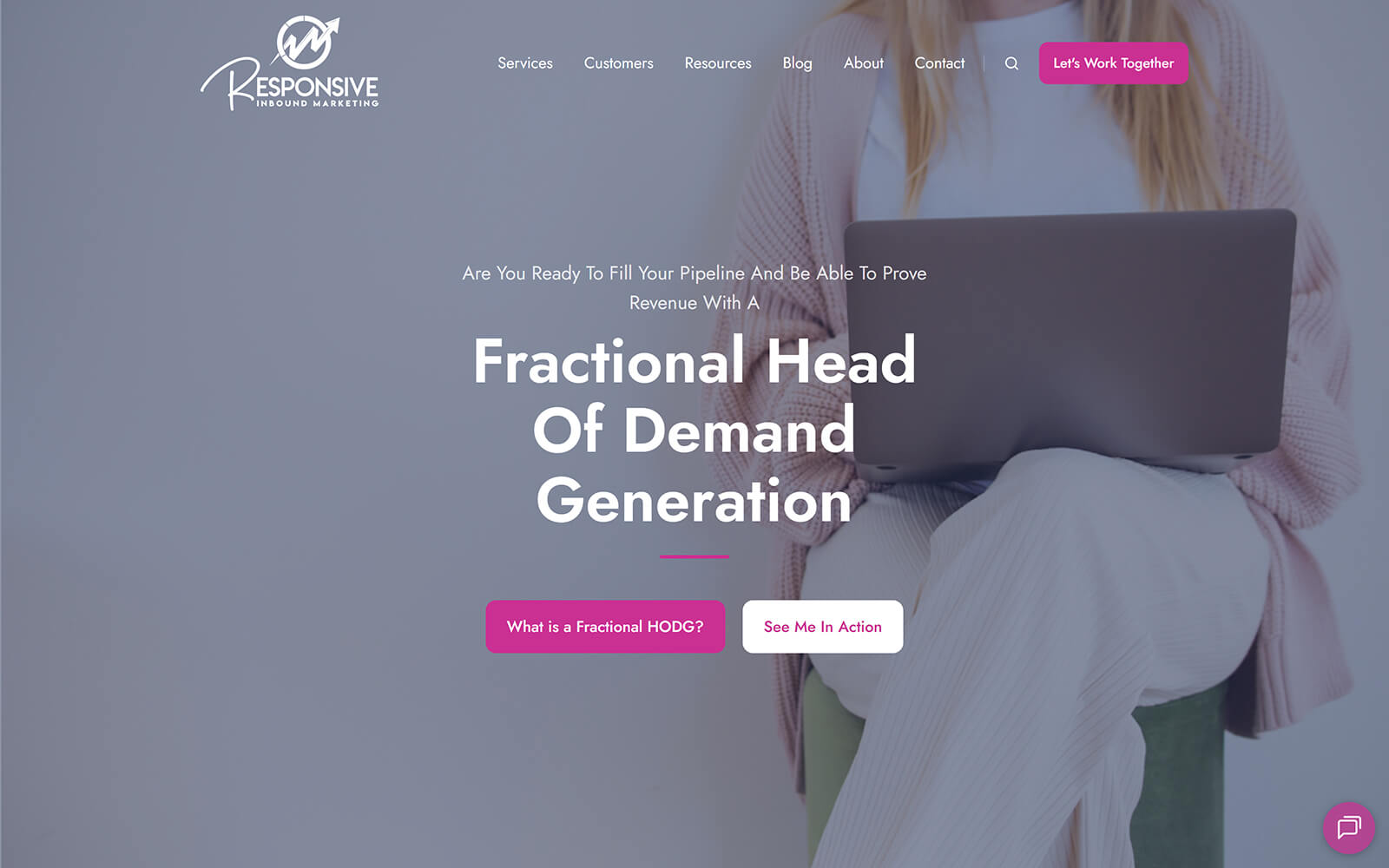 responsiveinboundmarketing.com website built with Act3