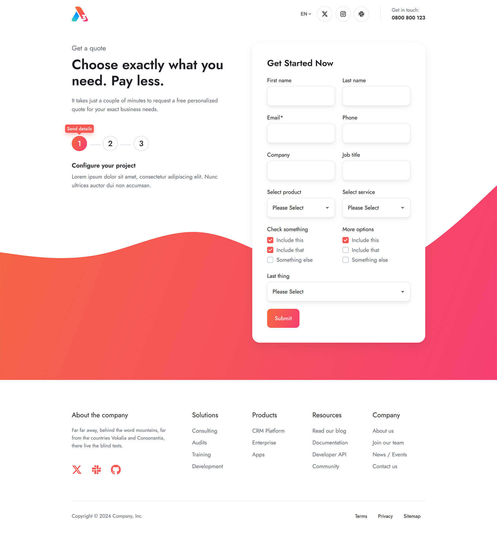 Act3 Templates Pages Lp Get A Quote