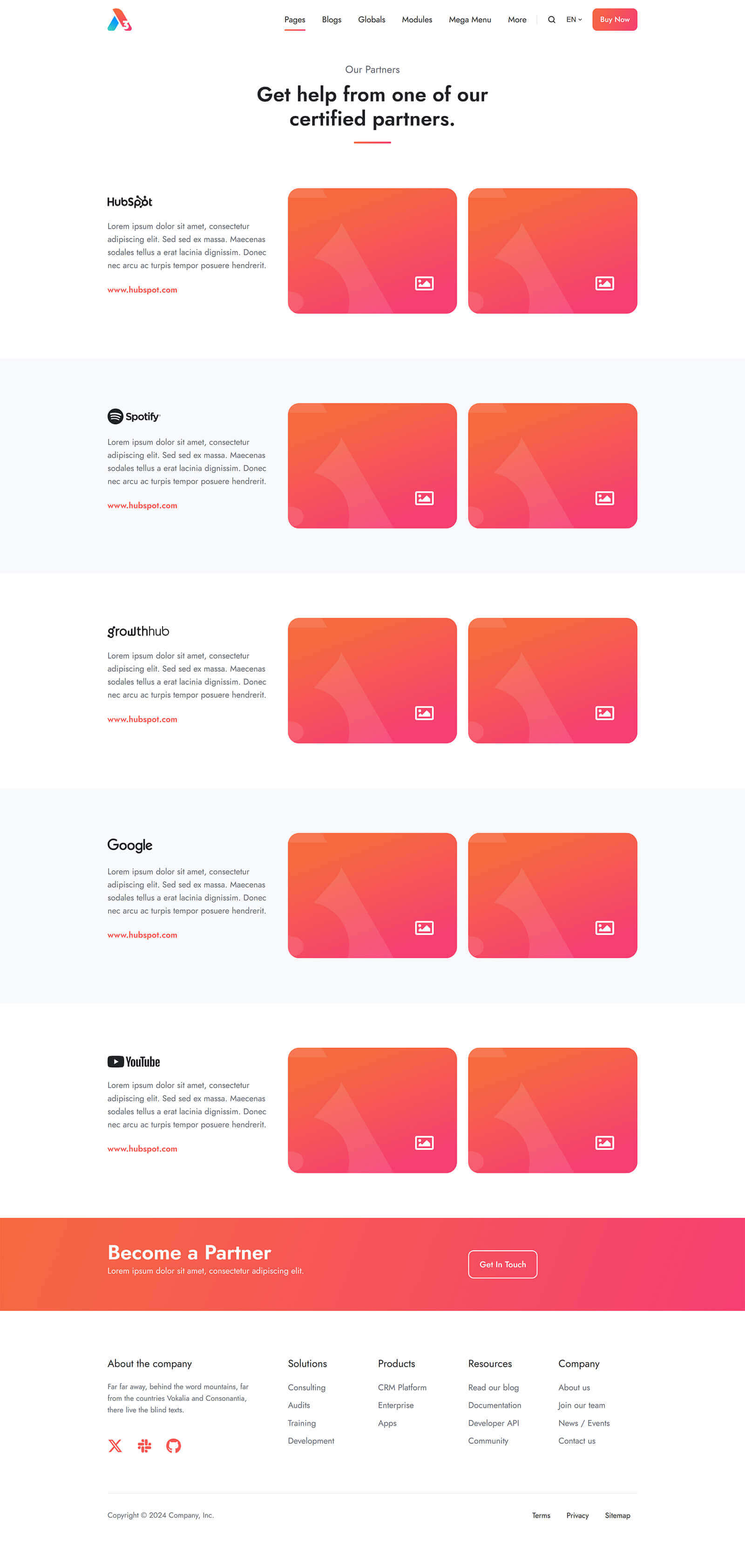 Act3 Templates Pages Partners