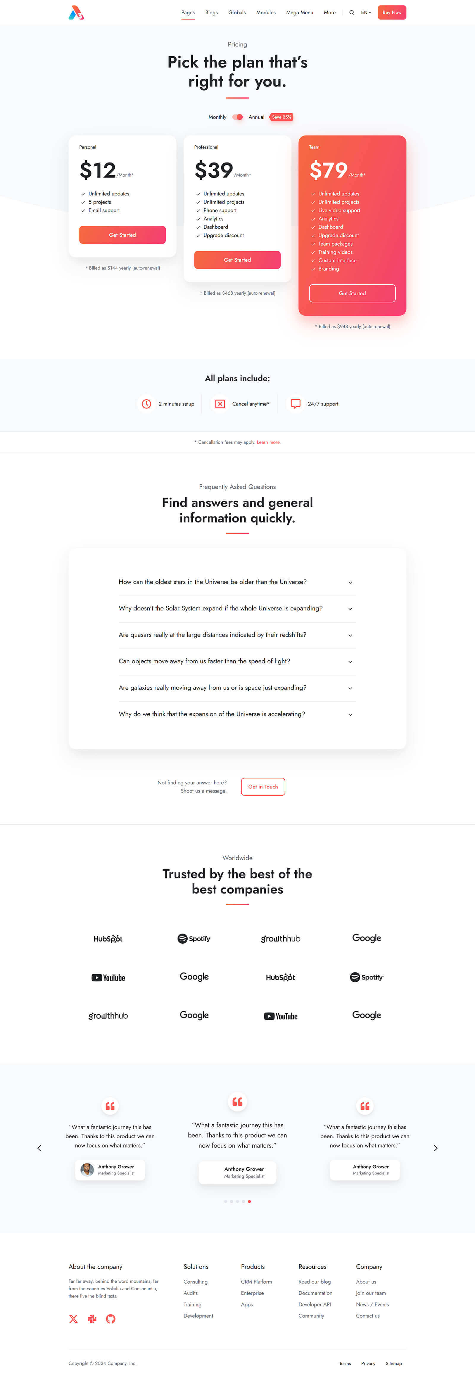 Act3 Templates Pages Pricing