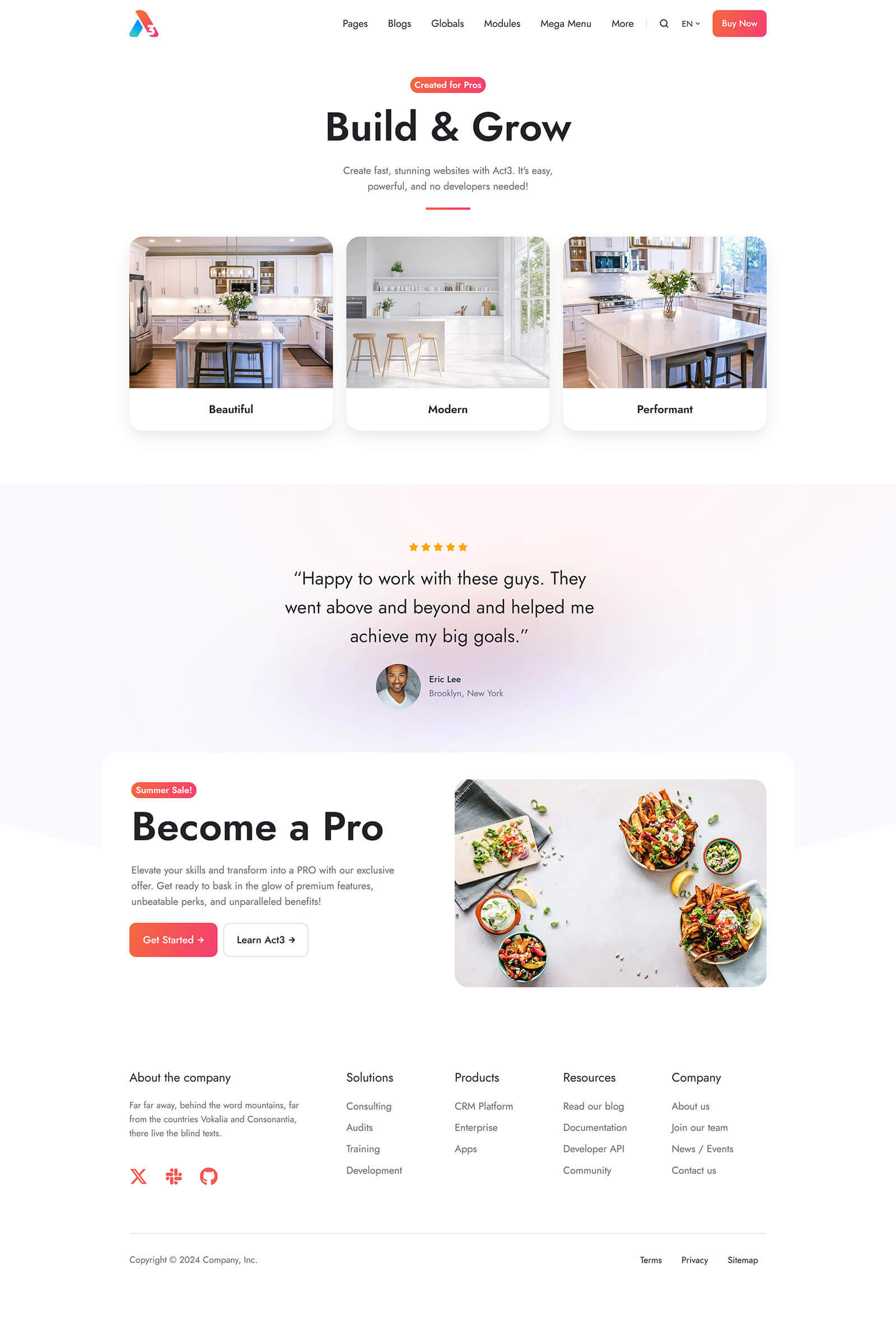 Act3 Templates Pages Quick Promo