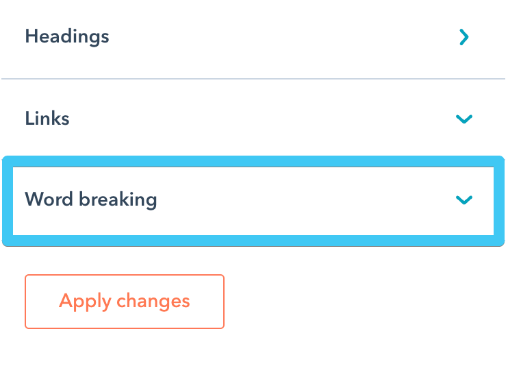 Act3 Theme Settings Typography Word Breaking Sample