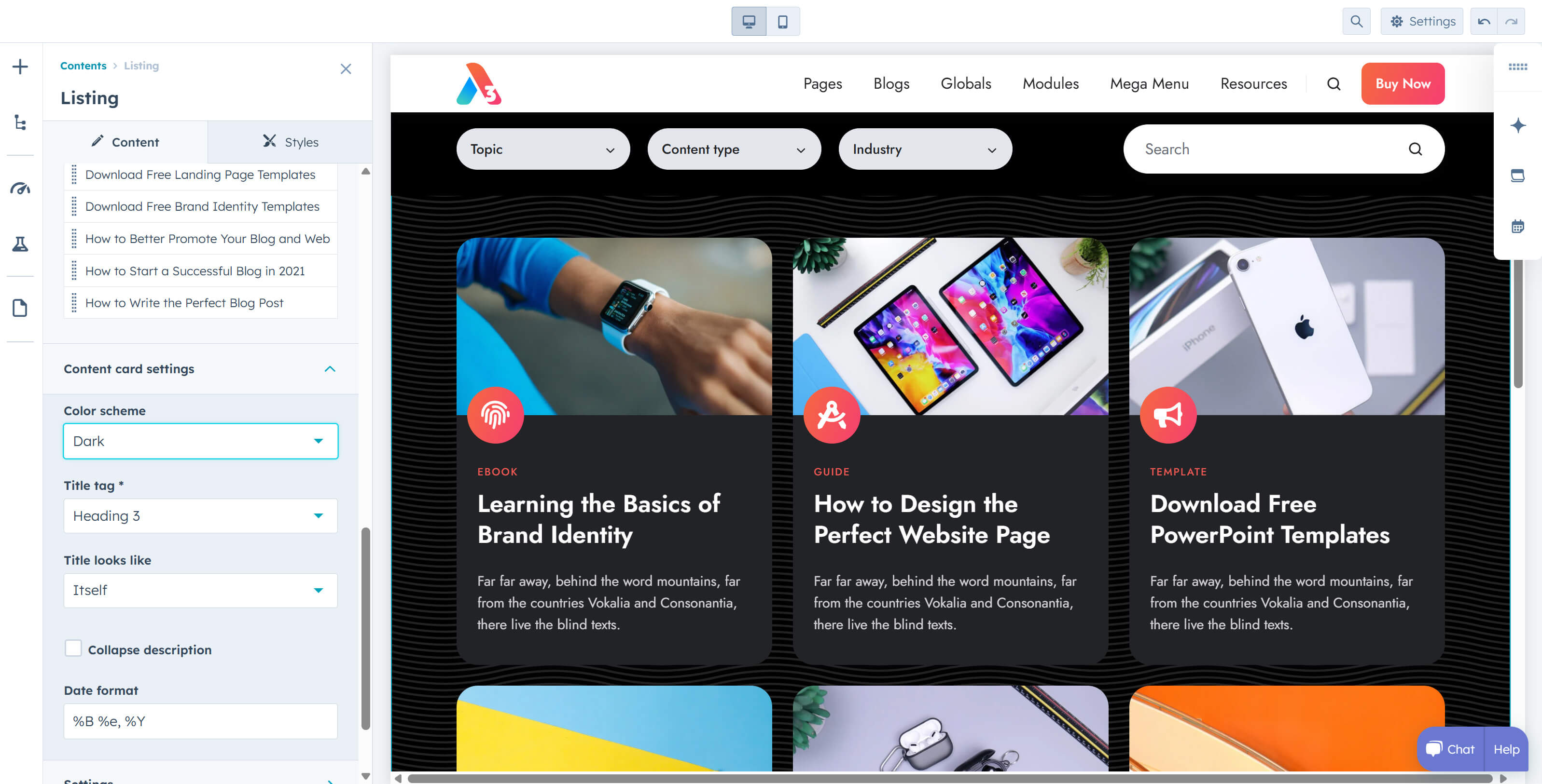 Act3 V37 Listing Content Card Rich Text Dark Color Scheme Optim