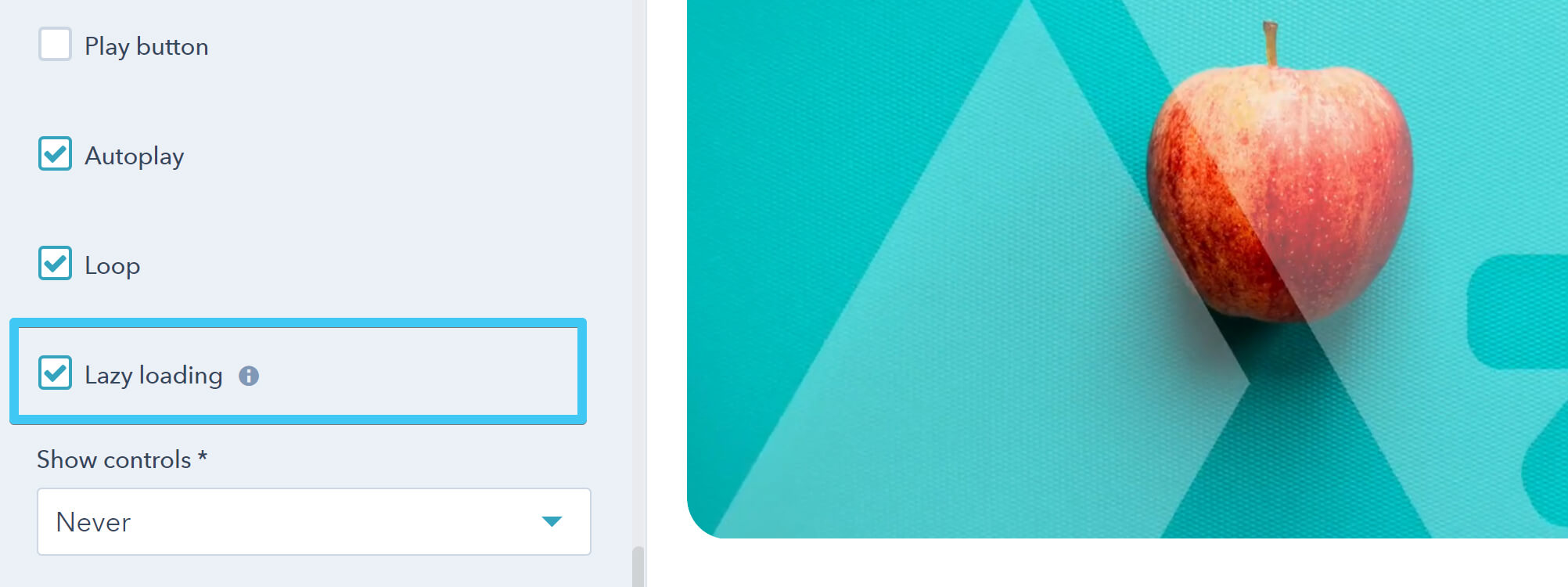 Act3 Video Module Autoplay Loop With Lazy Loading