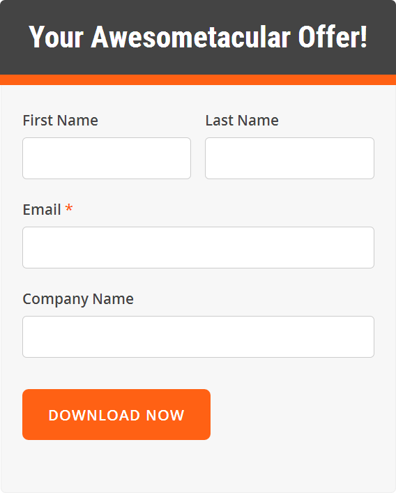 Act Theme for HubSpot - Form Box