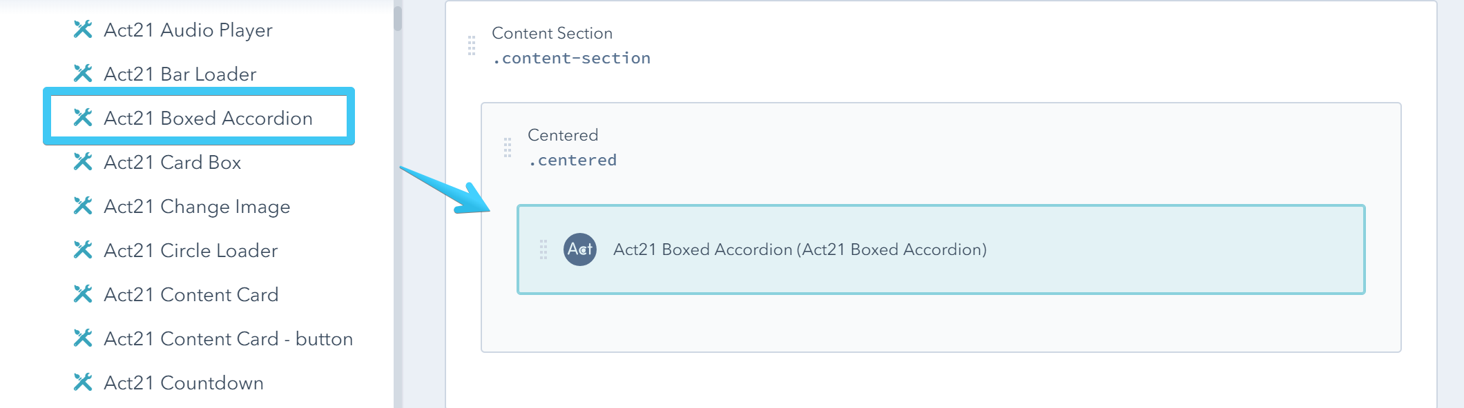Act21 Boxed Accordion Module