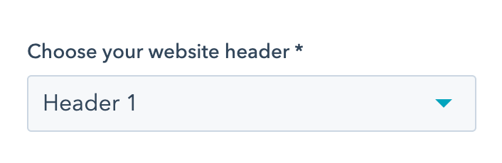Act3 Theme Settings - Components - Header - Choose your website header