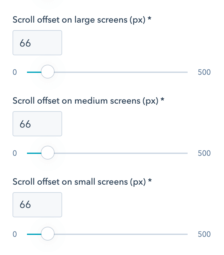 Act3 Theme Settings - Layout - Scroll offset