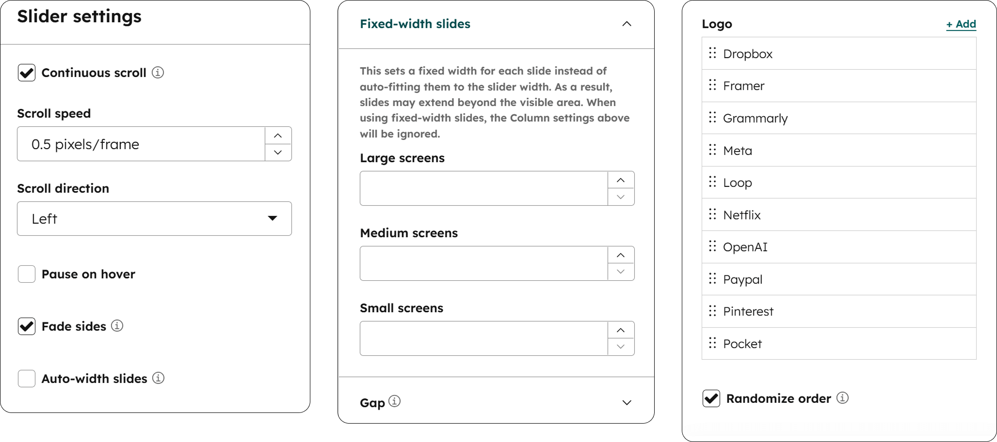 Act3 Logos new options