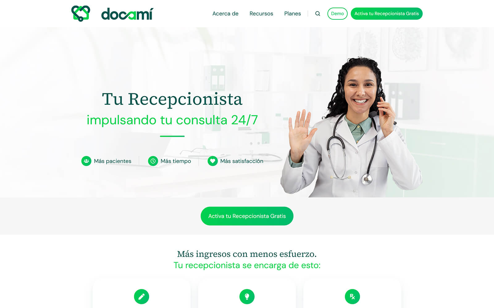 The beautiful docami.mx website created with Act3 on the HubSpot CMS