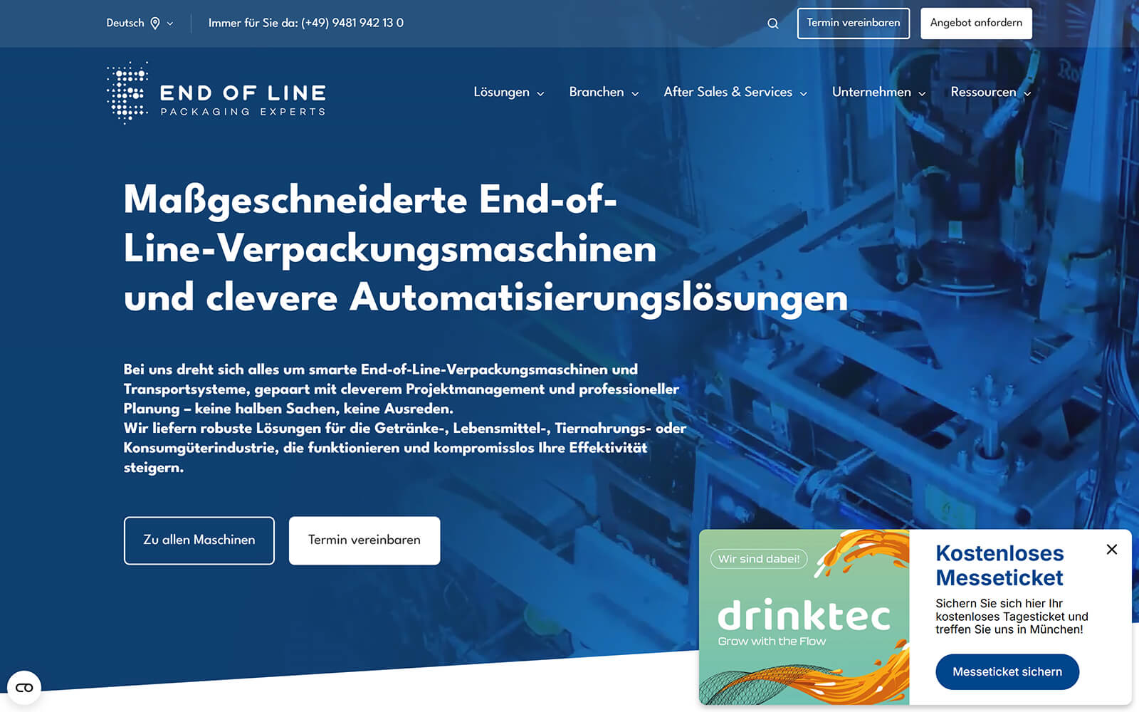 The beautiful eol.group website created with Act3 on the HubSpot CMS