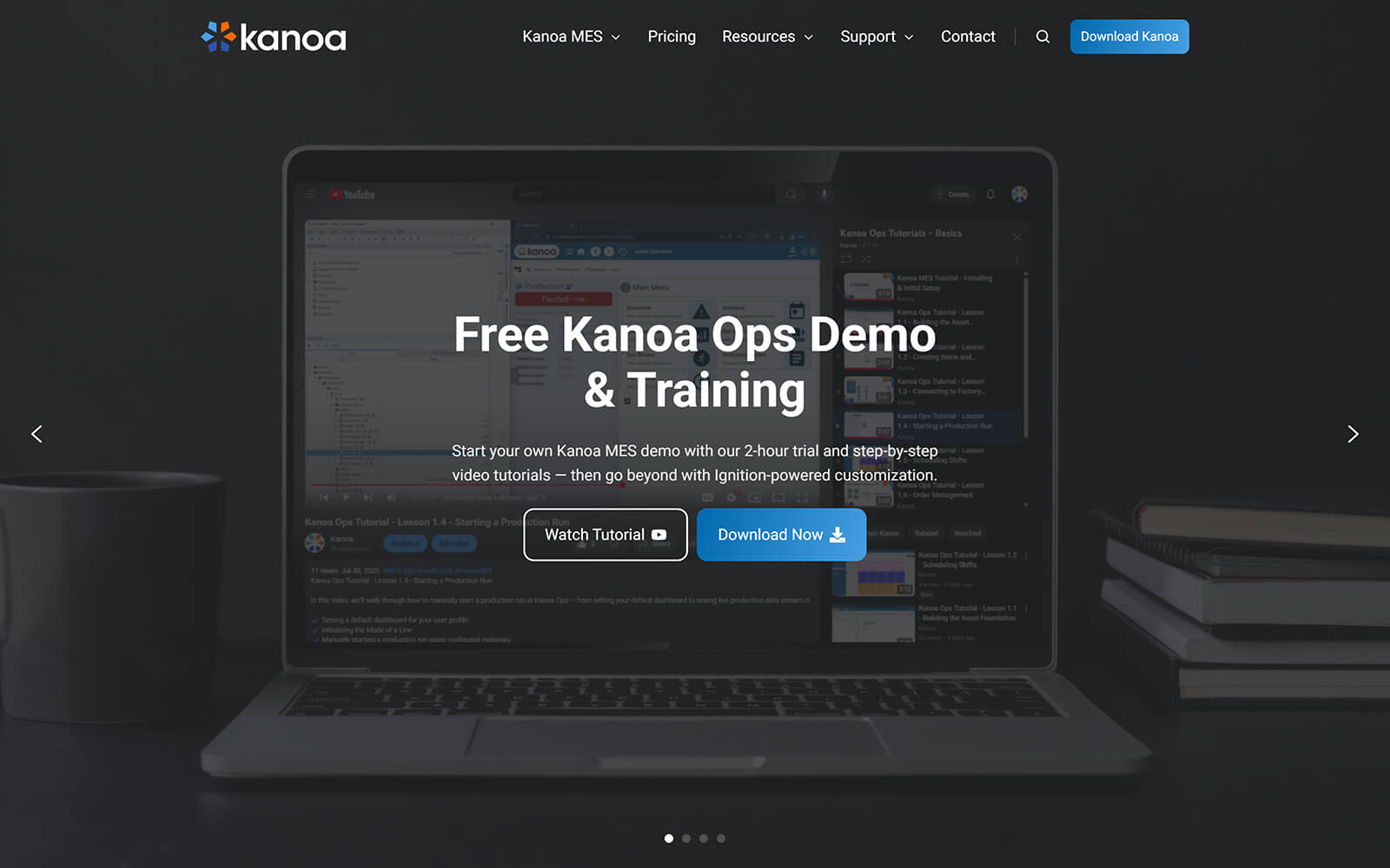 The beautiful kanoa.ai website created with Act3 on the HubSpot CMS