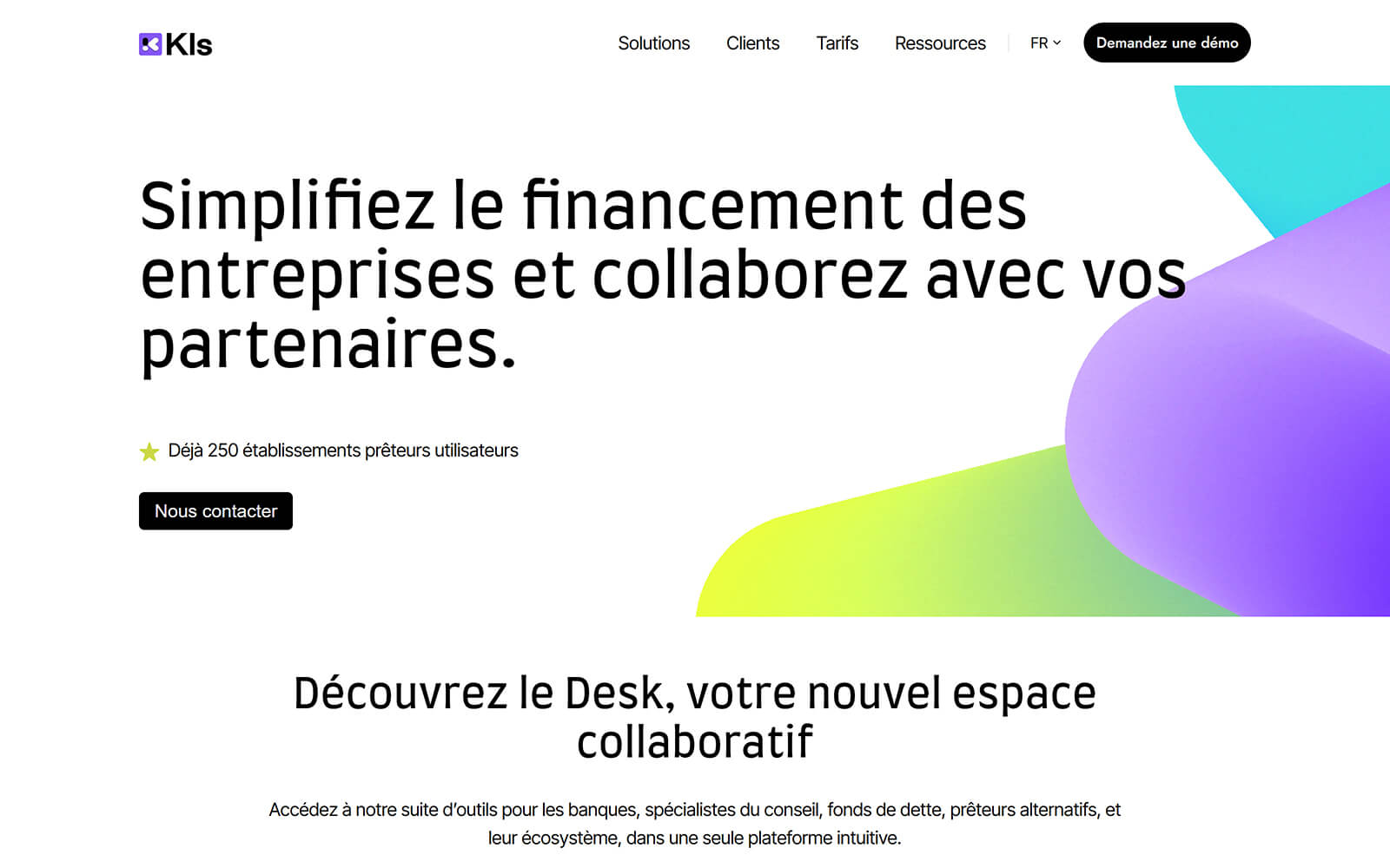 The beautiful kls-desk.com website created with Act3 on the HubSpot CMS