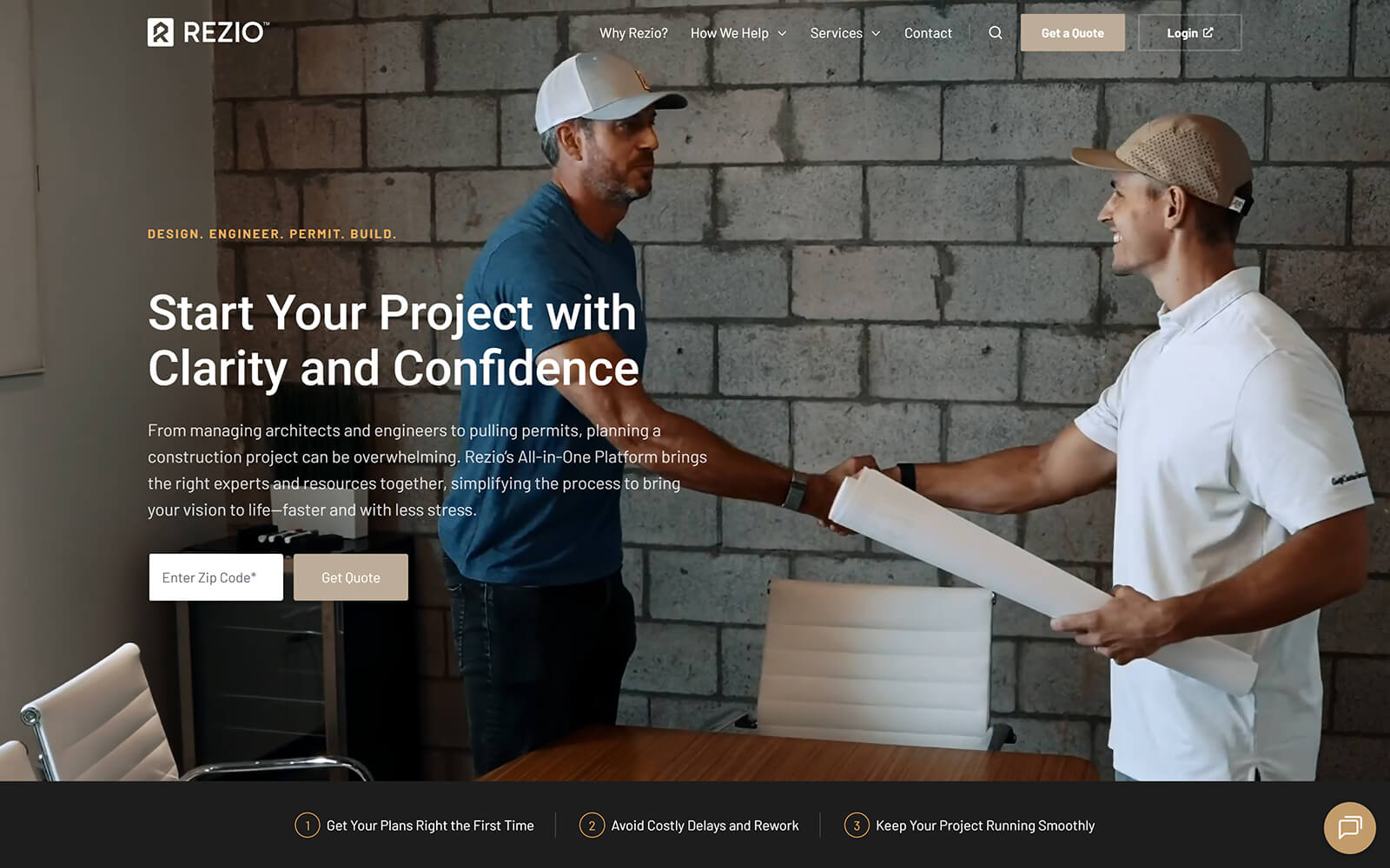 The beautiful reziopro.com website created with Act3 on the HubSpot CMS