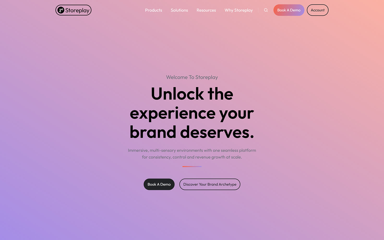 The beautiful storeplay.io website created with Act3 on the HubSpot CMS