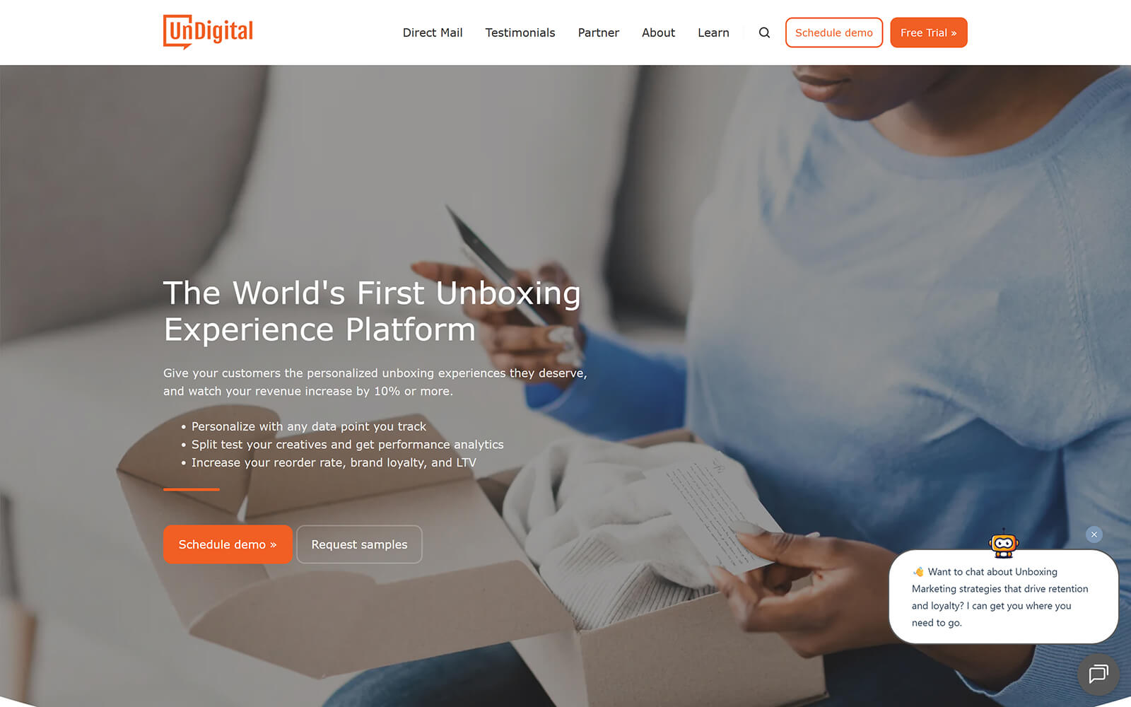 The beautiful undigital.com website created with Act3 on the HubSpot CMS
