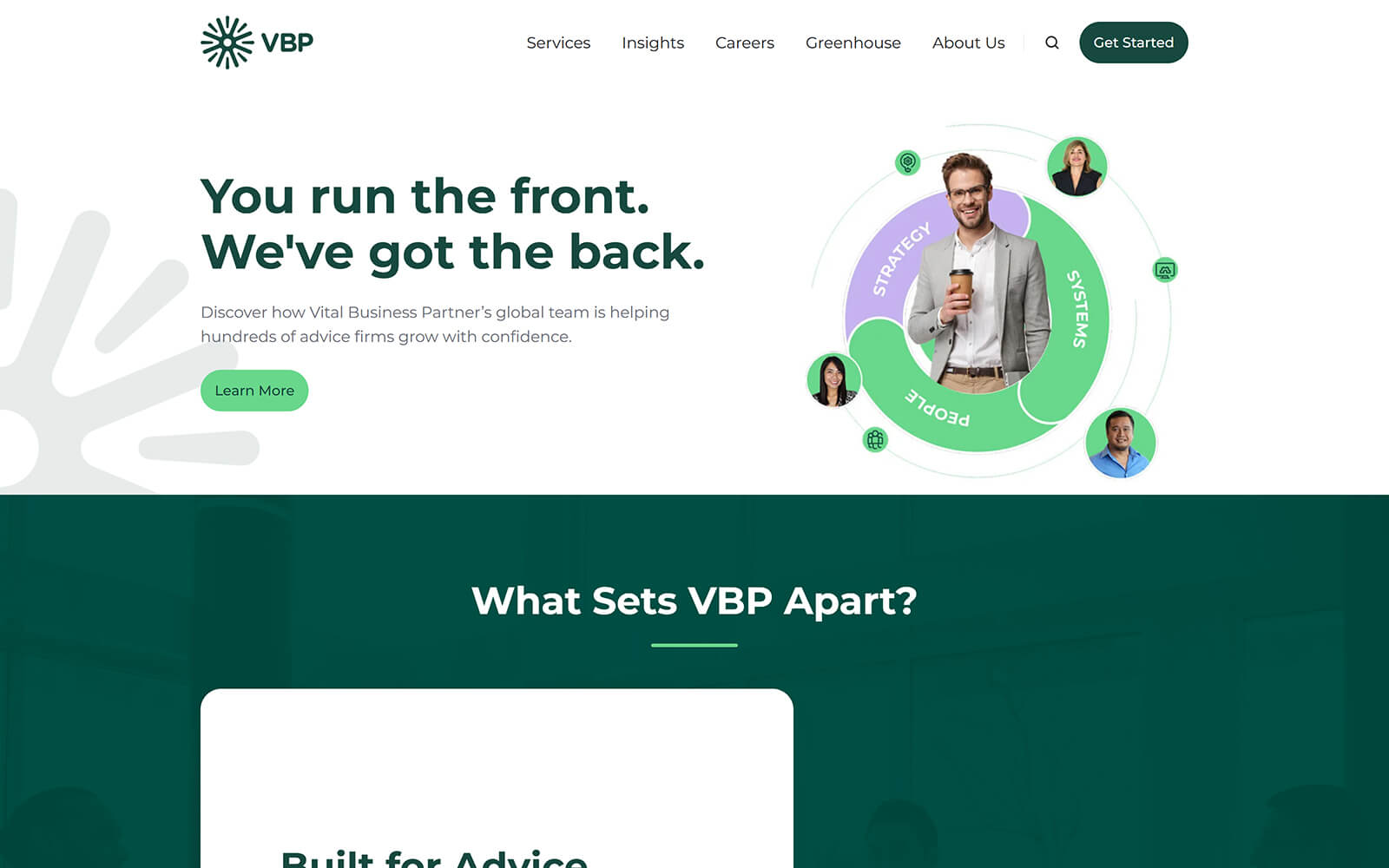 The beautiful vbp.au website created with Act3 on the HubSpot CMS