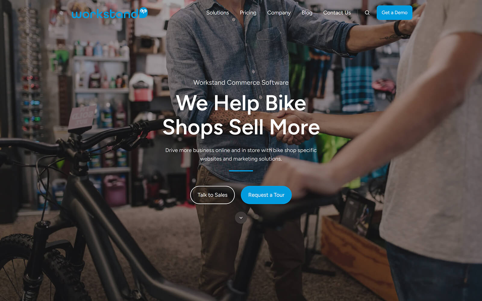 The beautiful workstand.com website created with Act3 on the HubSpot CMS