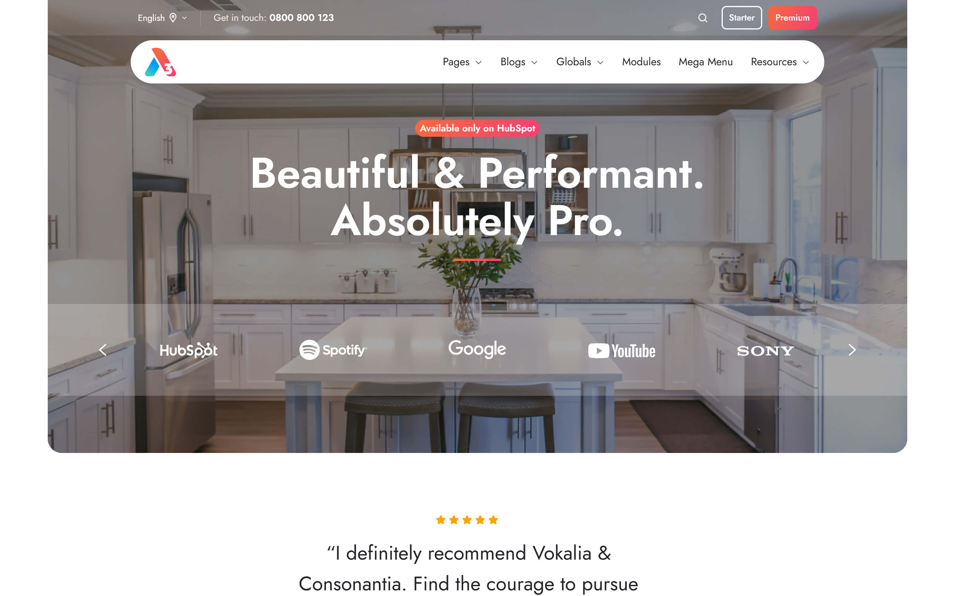 Home 6 Boxed with Header Island