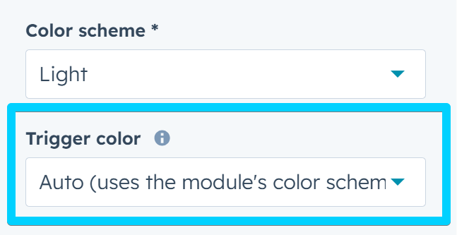 Trigger color