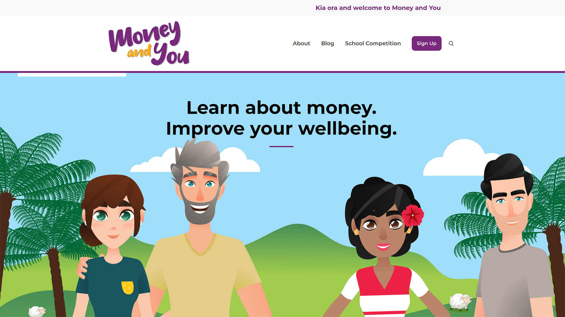 The beautiful moneyandyou.org.nz website created with Act3 on the HubSpot CMS