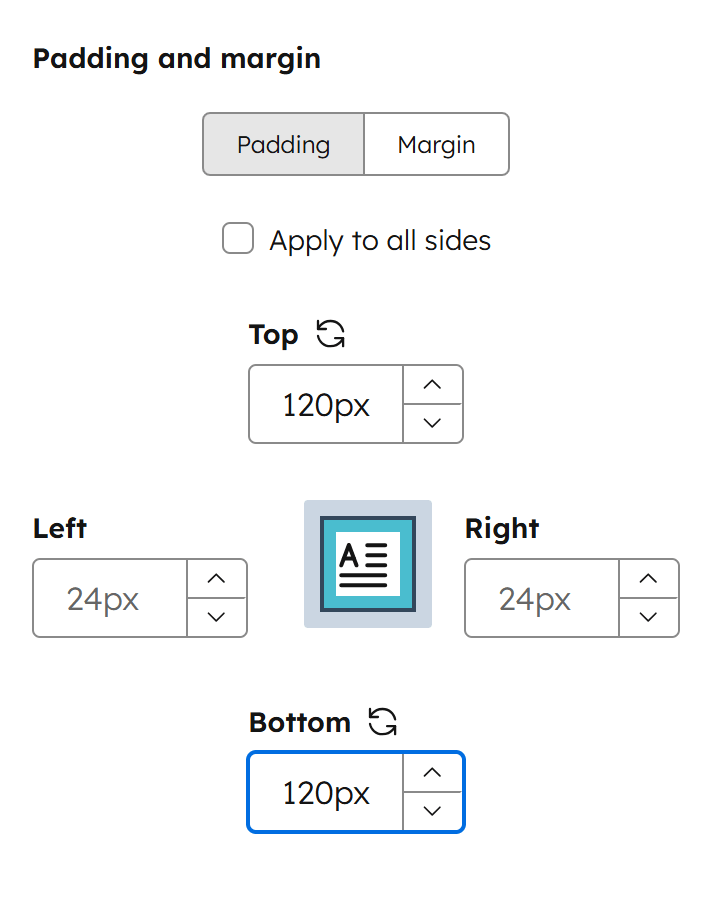 Section Padding